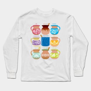 bebidas calientes y coloridas. Long Sleeve T-Shirt